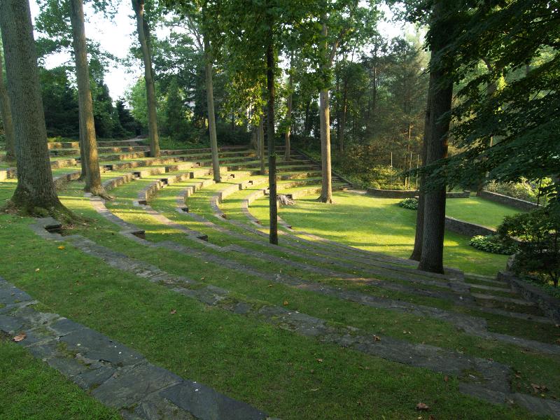 Swarthmore, Pennsylvania (PA): Swarthmore College: Scott Amphitheatre (1942, designed by Thomas W. Sears)