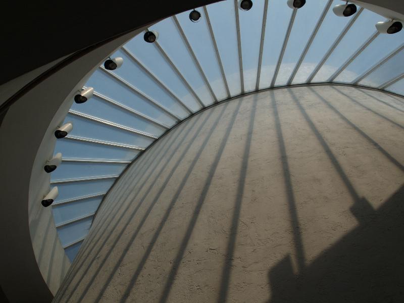 Chadds Ford, Pennsylvania (PA): Brandywine River Museum: skylight (1970-1971, architect James R. Grieves)