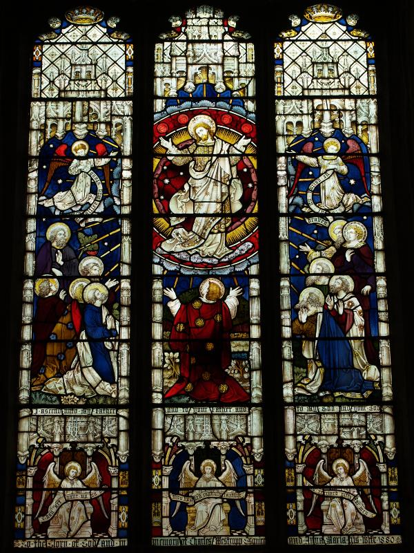 Long Melford, England: Holy Trinity Church: Martyn Chapel window