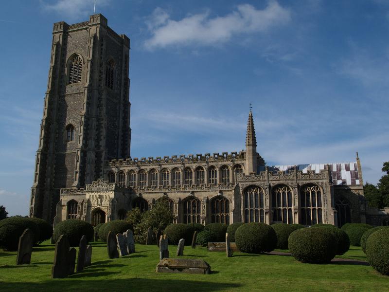 Lavenham, England: St Peter and St Paul Church: view (15th century)