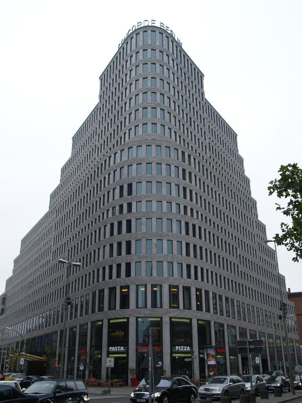 Berlin, Germany: Hotel Concorde (Augsburger Strasse): view (2005, architect Jan Kleihues)