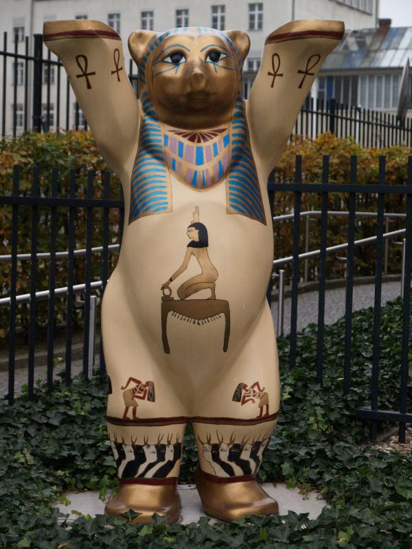 Berlin, Germany: Egyptian Embassy (Stauffenbergstrasse): Berlin bear