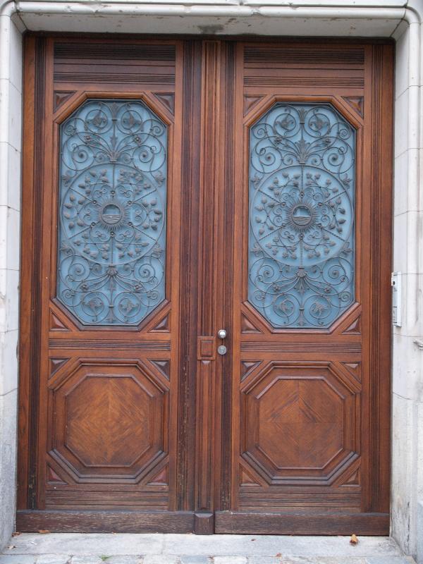 Berlin, Germany: Villa Parey (Sigismundstrasse): door (1895-1896)