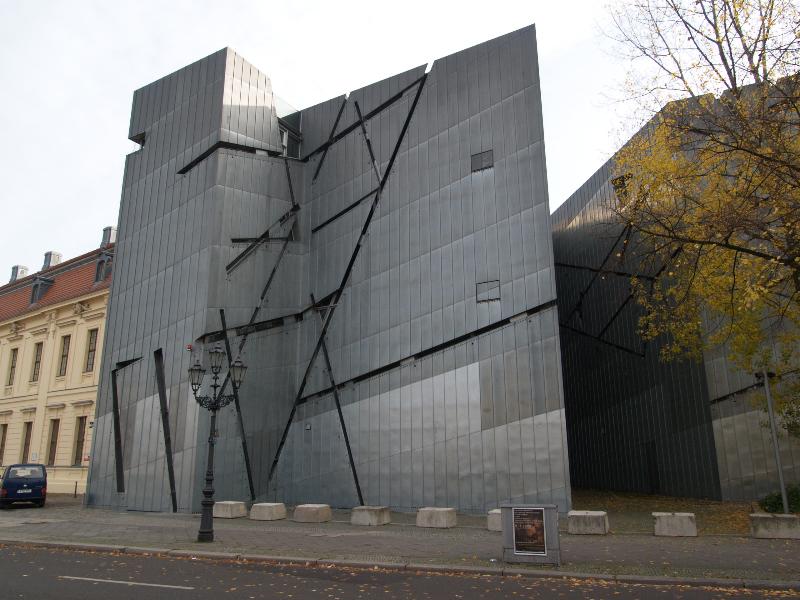 Berlin, Germany: Judisches Museum (Linden Strasse): view (1992-1996, Daniel Libeskind)