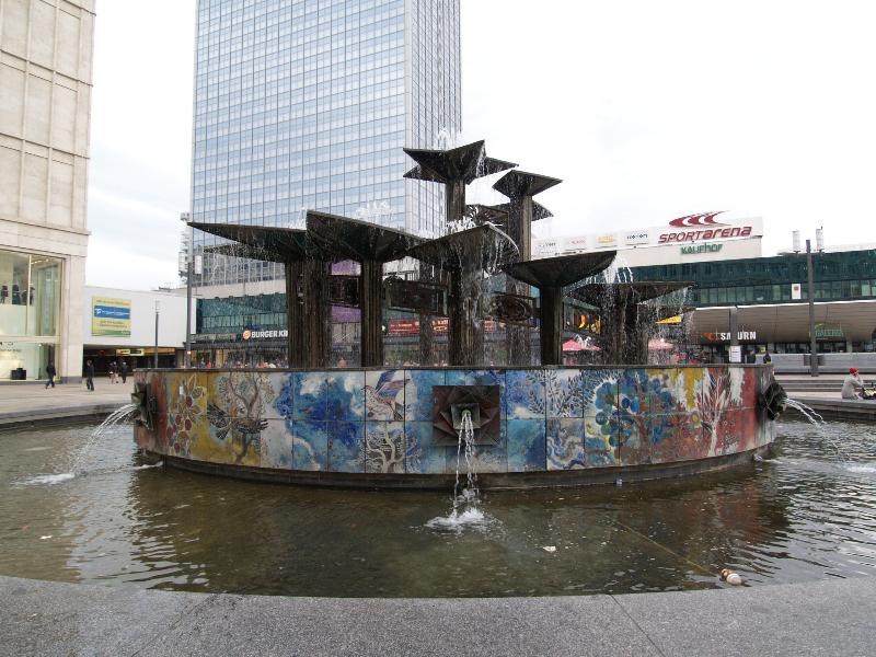 Berlin, Germany: Alexanderplatz: Fountain of International Friendship (dedicated 1970, created by group of artists led by Walter Womacka; renovated 2002)