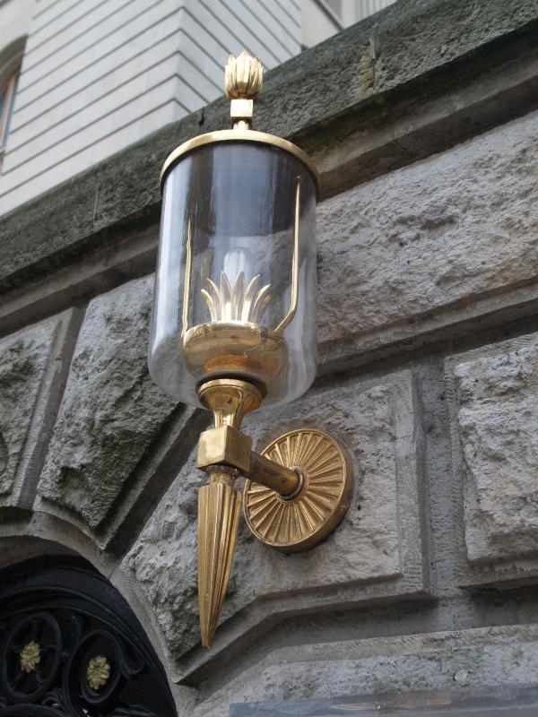 Berlin, Germany: Russian Embassy (Unter den Linden): lantern (1950-1953, Friedrich Skujin)