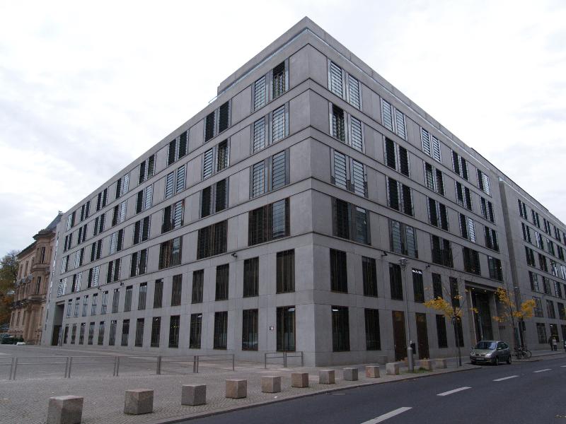 Berlin, Germany: Jakob-Kaiser-Haus (Building 1) (Dorotheenstrasse): view (1997-2002, Schweger Assoziierte Architekten)