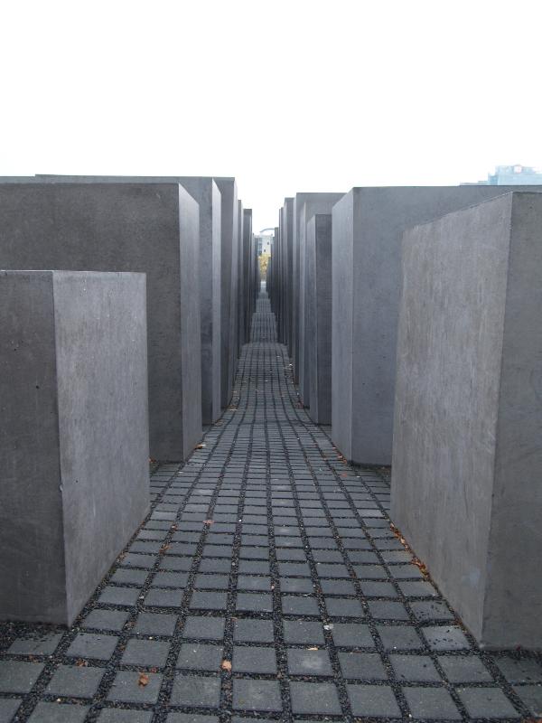 Berlin, Germany: Holocaust Memorial (Memorial to the Murdered Jews of Europe): view (2003-2004, artist Peter Eisenman, engineer Buro Happold)