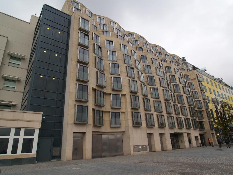 Berlin, Germany: DZ Bank (Behrenstrasse): view (1996-1999, Frank Gehry)