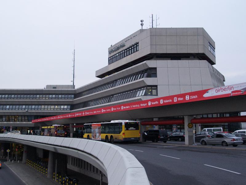 Berlin, Germany: Tegel Airport: main terminal building (1970-1975, von Gerkan, Marg und Partner)