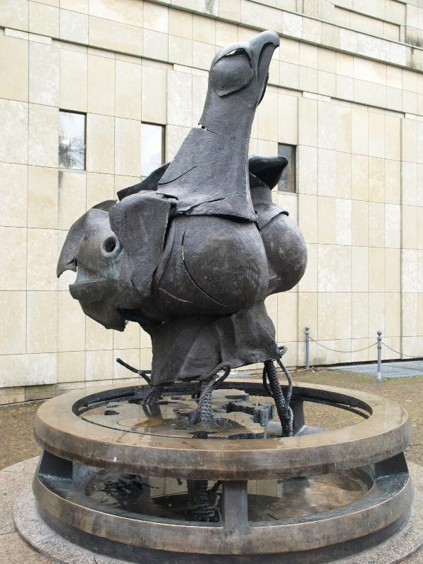 Karlsruhe, Germany: Stadthalle (Festplatz): 'Phoenix uber Europa' (1979, Walter Maria Foerderer)