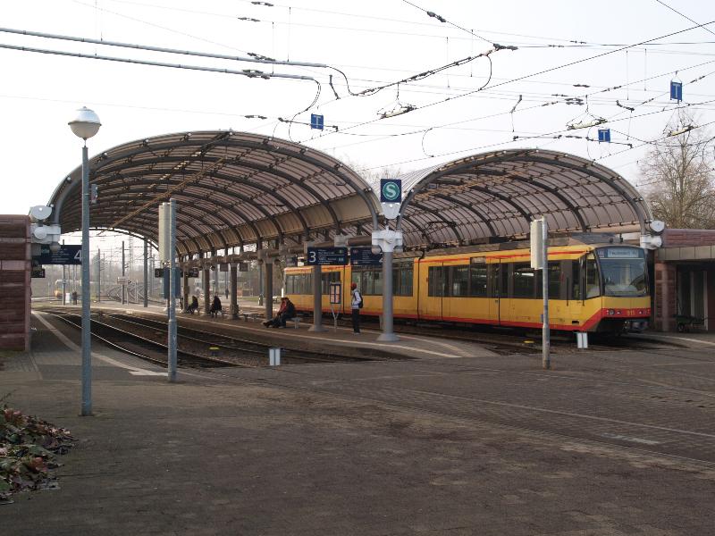 Karlsruhe, Germany: Albtalbahnhof: view
