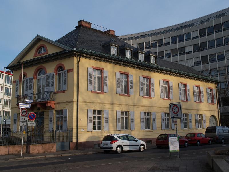 Karlsruhe, Germany: Weltzien-Haus (Karlstrasse): view (19th century?)