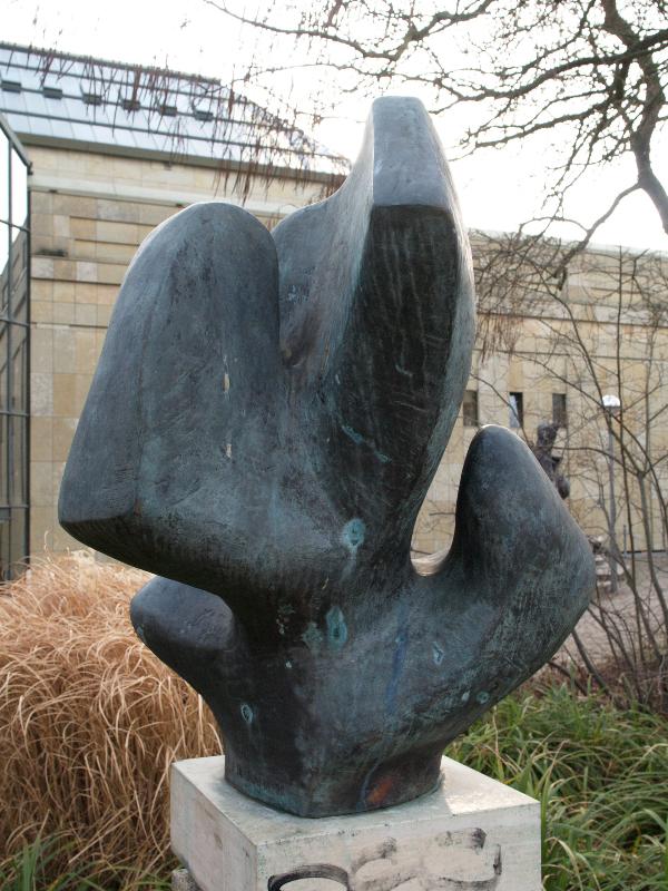 Karlsruhe, Germany: Stadthalle (Festplatz): 'Possession' (1995, sculptor Emma de Sigaldi)