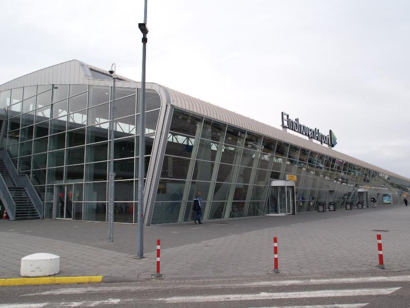 Eindhoven, Netherlands: Eindhoven Airport: terminal building (2004-2005, architects NACO and KCAP)