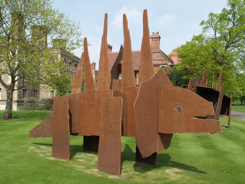Cambridge, England: Jesus College: The Meek Shall Inherit the Earth (But Not the Mineral Rights) (2007, Jake and Dinos Chapman)