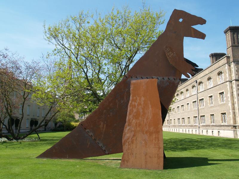 Cambridge, England: Jesus College: The Meek Shall Inherit the Earth (But Not the Mineral Rights) (2007, Jake and Dinos Chapman)