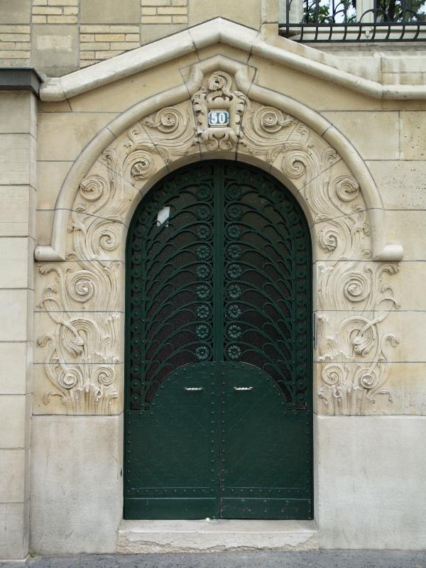 Paris, France: 50 Avenue de Segur: door