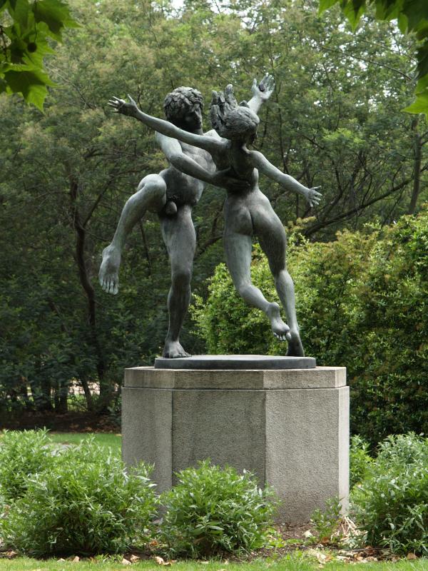 London, England: Cadogan Place: The Dancers (1971, sculptor David Wynne)