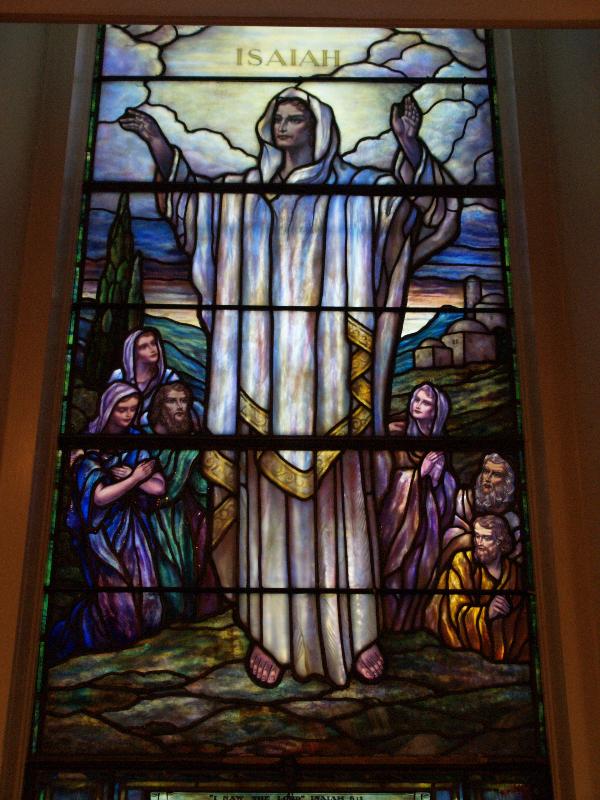 Lockport, New York (NY): First Presbyterian Church: Isaiah - I Saw the Lord (1953, Payne-Spears Studio)