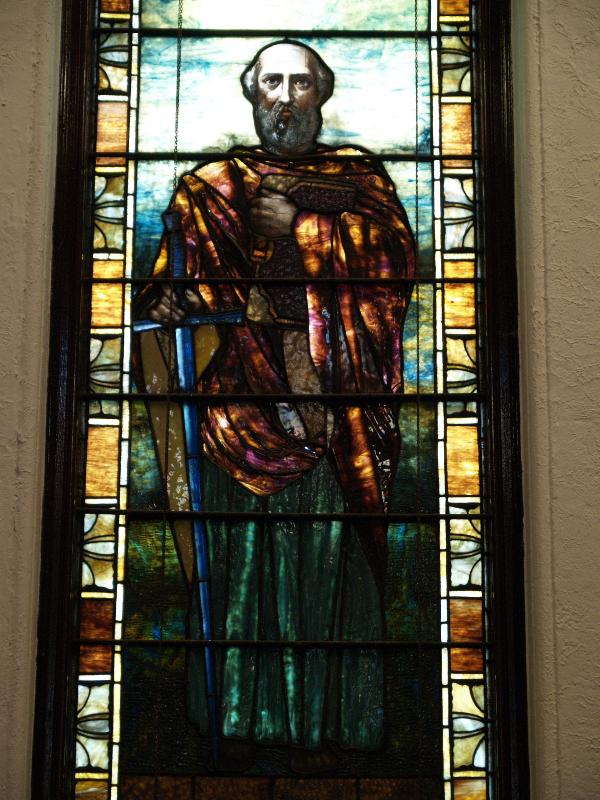 Buffalo, New York (NY): Episcopal Church of the Good Shepherd: St Paul (1891, Tiffany Studios)