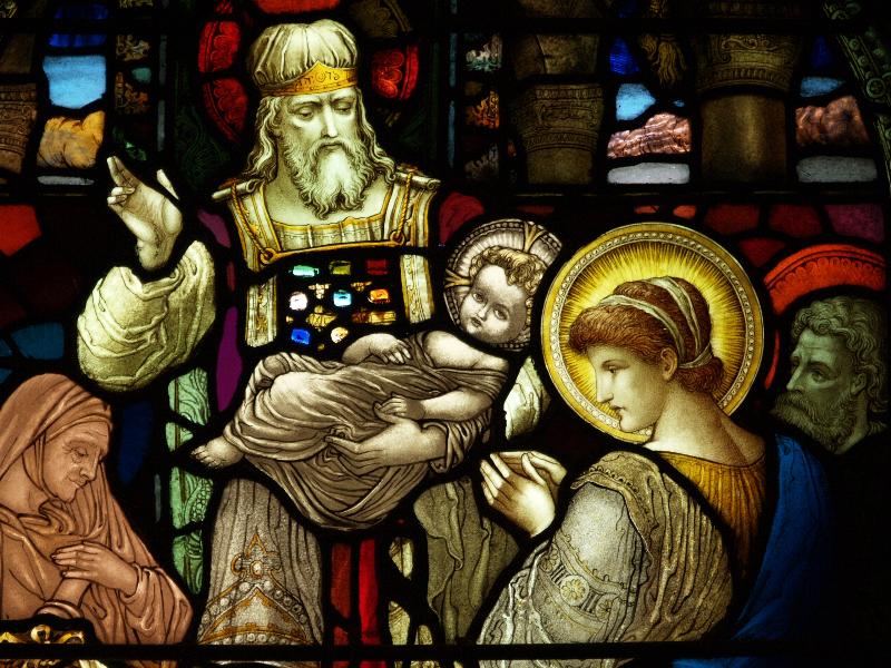 Buffalo, New York (NY): Episcopal Church of the Good Shepherd: Presentation of the Infant Jesus in the Temple (1888, Messrs. Booth of London)