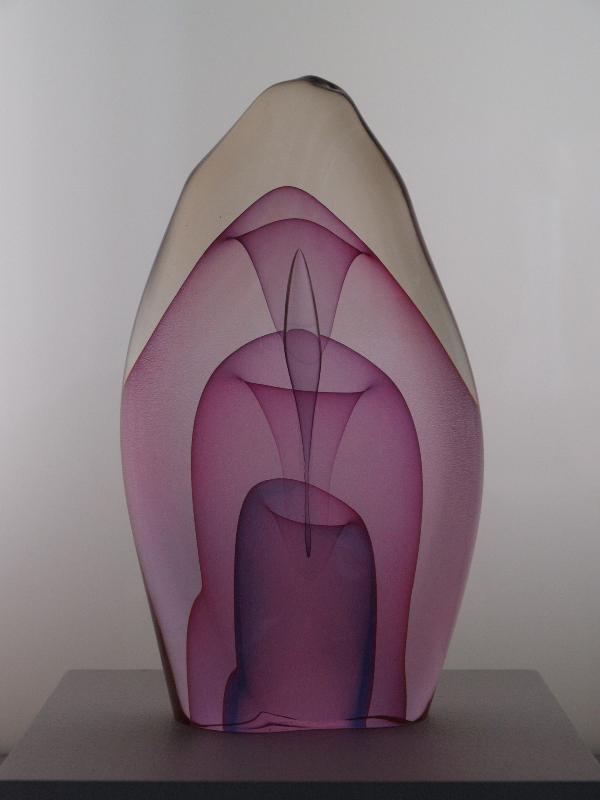 Corning, New York (NY): Corning Museum of Glass: Emergence Series (1980, artist Dominick Labino)