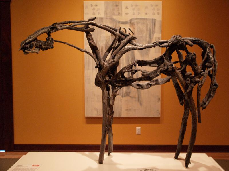 Corning, New York (NY): Rockwell Museum of Western Art: Untitled (a horse) (2000, sculptor Deborah Butterfield)