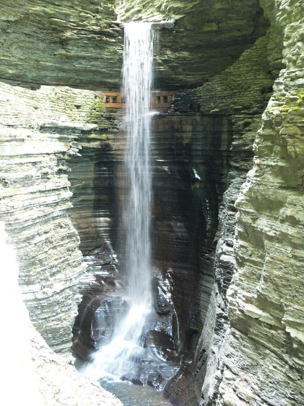 Watkins Glen, New York (NY): State Park: Cavern Cascade