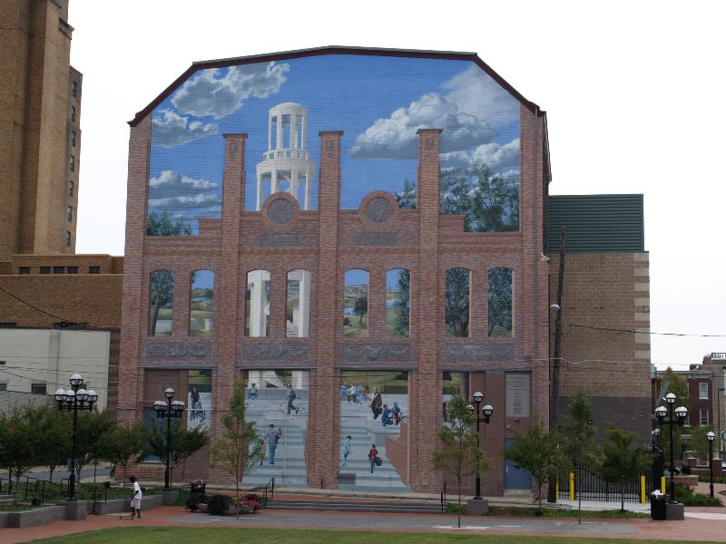 Allentown, Pennsylvania (PA): Allentown Symphony Hall: mural (c 2007)