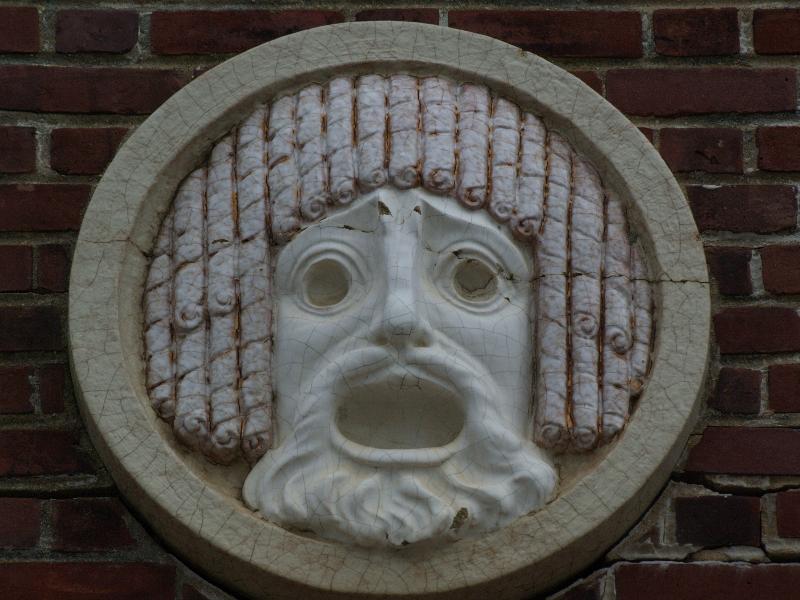 Asbury Park, New Jersey (NJ): Convention Hall: theater face on west wall (1923, architect Warren and Wetmore)