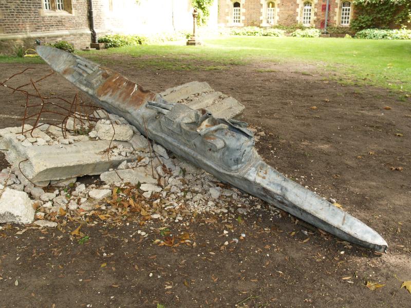 Cambridge, England: Jesus College: Fur Chlebnikow (2004, artist Anselm Kiefer)