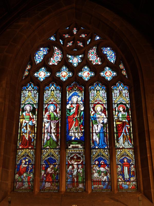 Nether Alderley, England: St Mary: east window (1856, maker William Wailes)