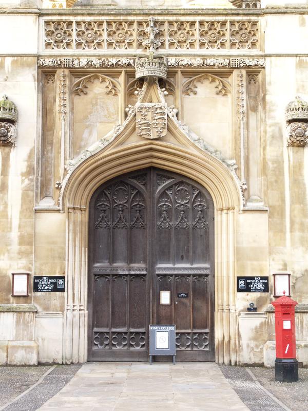 Cambridge, England: King's College: main entrance