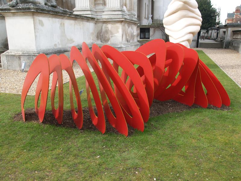 Cambridge, England: Fitzwilliam Museum: Chief (sculptor Nick Turvey)