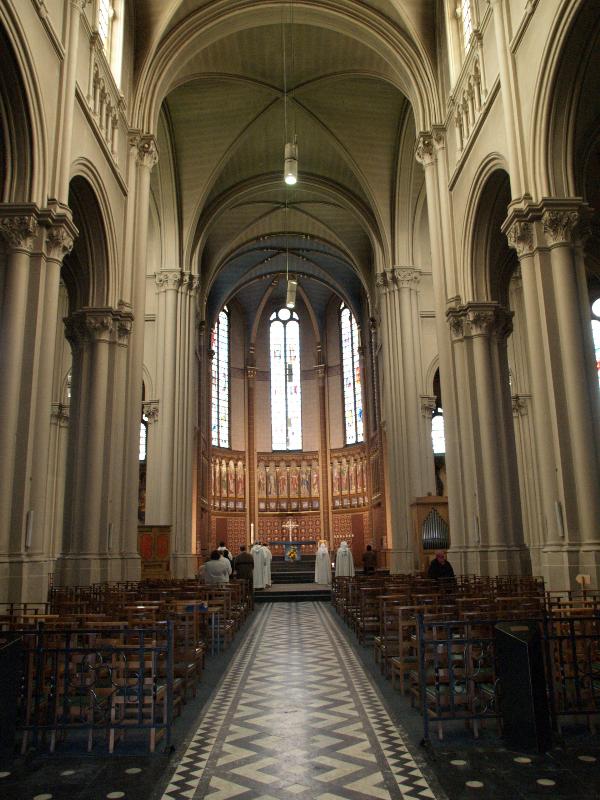 Brussels, Belgium: Saint-Gilles: nave (1862-1867, architect Victor Besme)