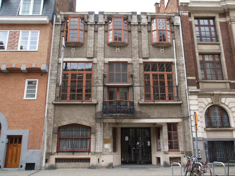 Brussels, Belgium: Clinique du Docteur Van Neck: view (1910, architect Antoine Pompe)