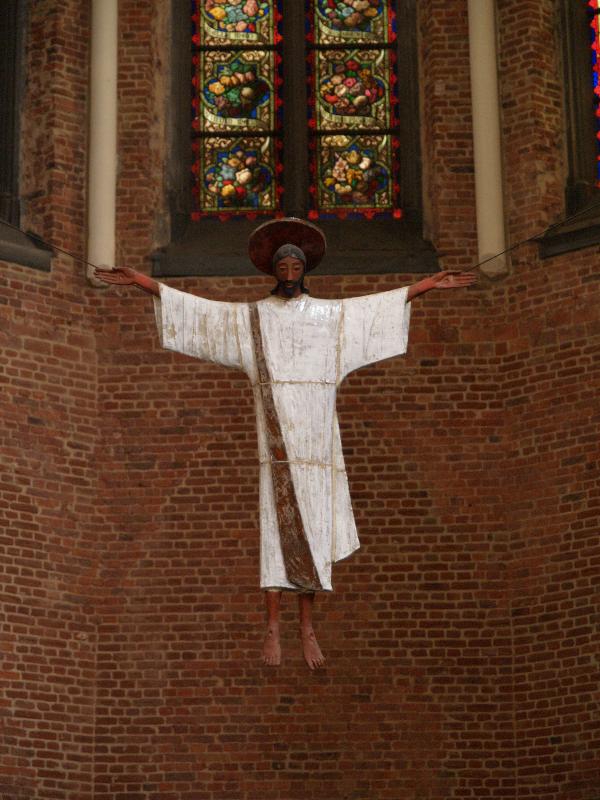 Brussels, Belgium: Eglise St-Sacrement: crucifixion