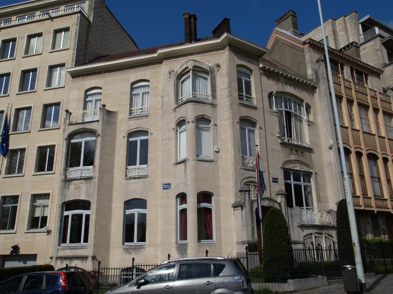 Brussels, Belgium: 2 Avenue Palmerston: view (1898-1901, architect Victor Horta)