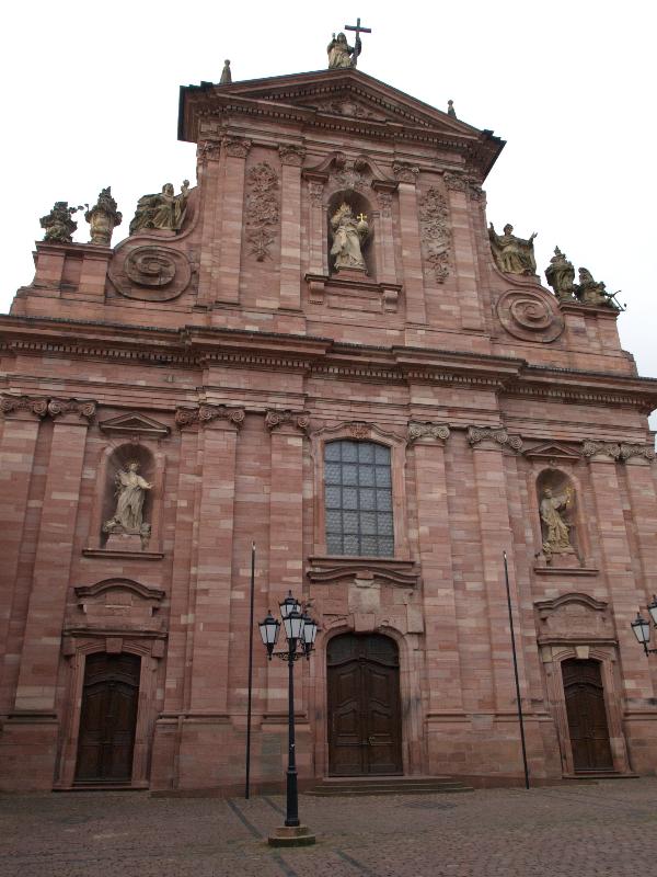 Heidelberg, Germany: Jesuitenkirche: view (1711-1723, architect Johann Adam Breunig)