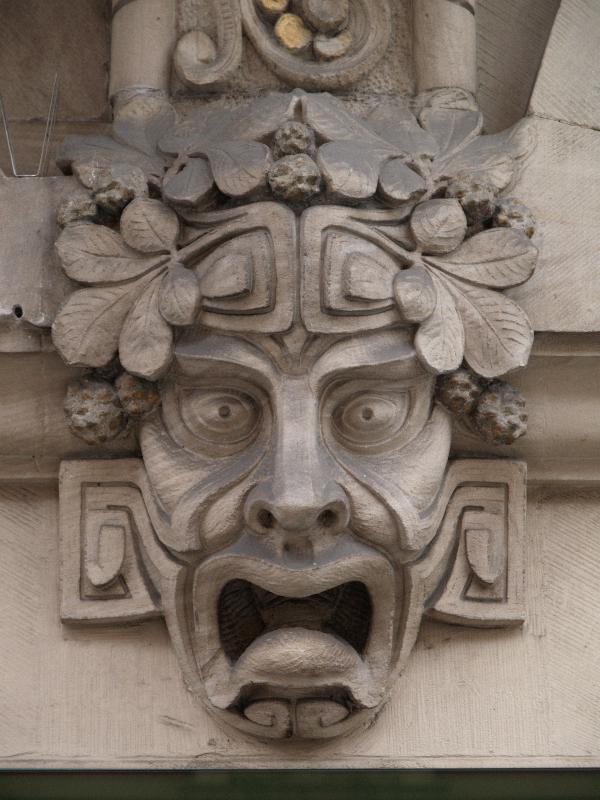 Heidelberg, Germany: 30 Rohrbacher Strasse: ogre head