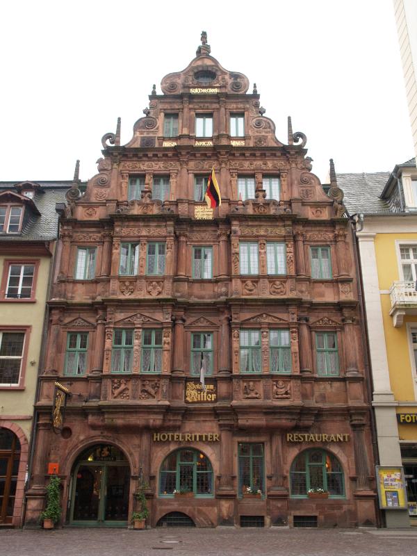 Heidelberg, Germany: Haus zum Ritter St. Georg, Hauptstrasse: view (1592)
