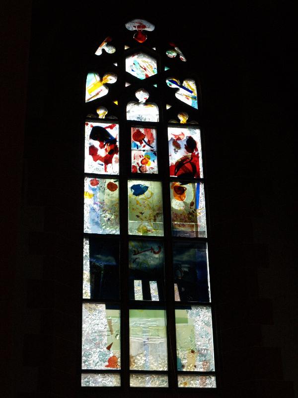 Heidelberg, Germany: Heiliggeistkirche: He showed me the tree of life and the leaves of the tree were for the healing of the nations (1999-2001, artist Hella Santarossa)
