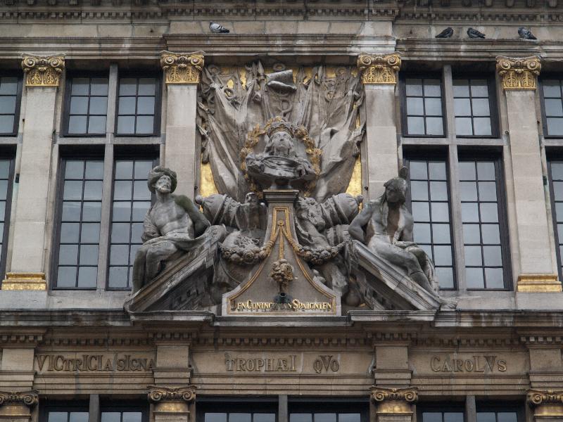 Brussels, Belgium: Grand Place (Grote Markt), The House of the King of Spain: facade