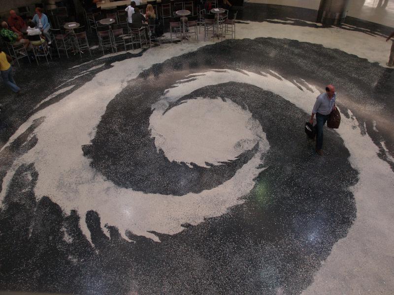Miami, Florida (FL): Miami Airport: floor looking like sand