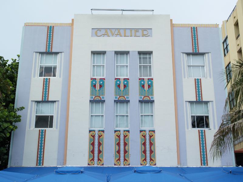 Miami Beach, Florida (FL): Cavalier, Ocean Drive: facade