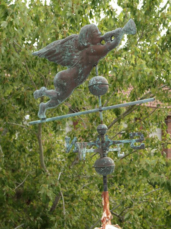 St Augustine, Florida (FL): Cedar House Inn, Cedar Street: angel weather vane