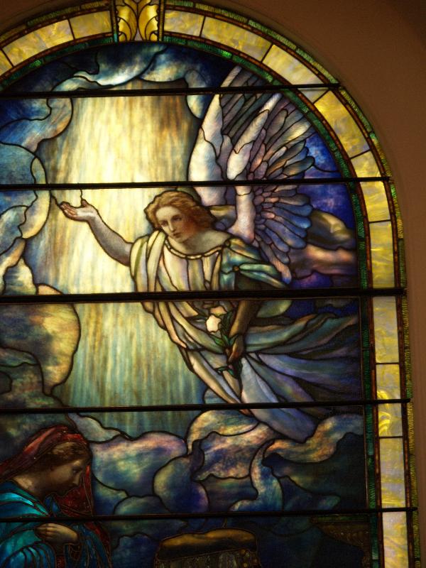 Charleston, South Carolina (SC): St. Michael's Episcopal Church: Annunciation (1908, Tiffany Studios)