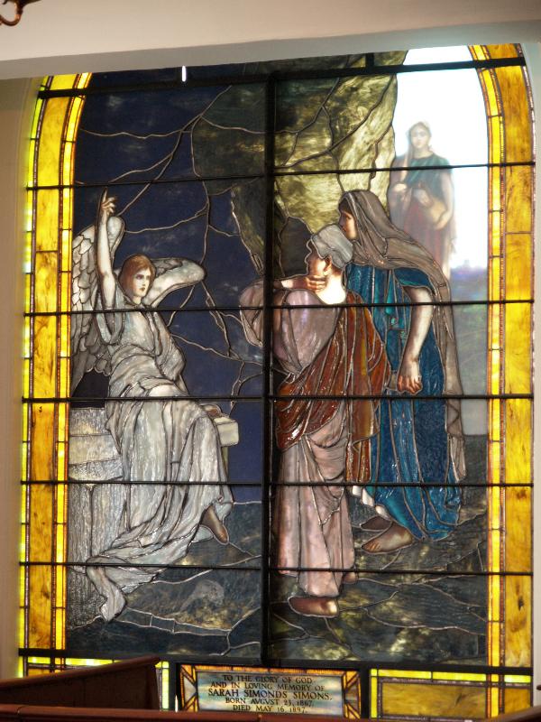 Charleston, South Carolina (SC): St. Michael's Episcopal Church: Easter Morning (1897, Tiffany Studios)