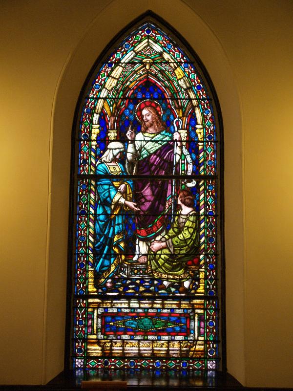 Charlottesville, Virginia (VA): University of Virginia: Christ and two women (1921, Duncan Smith)